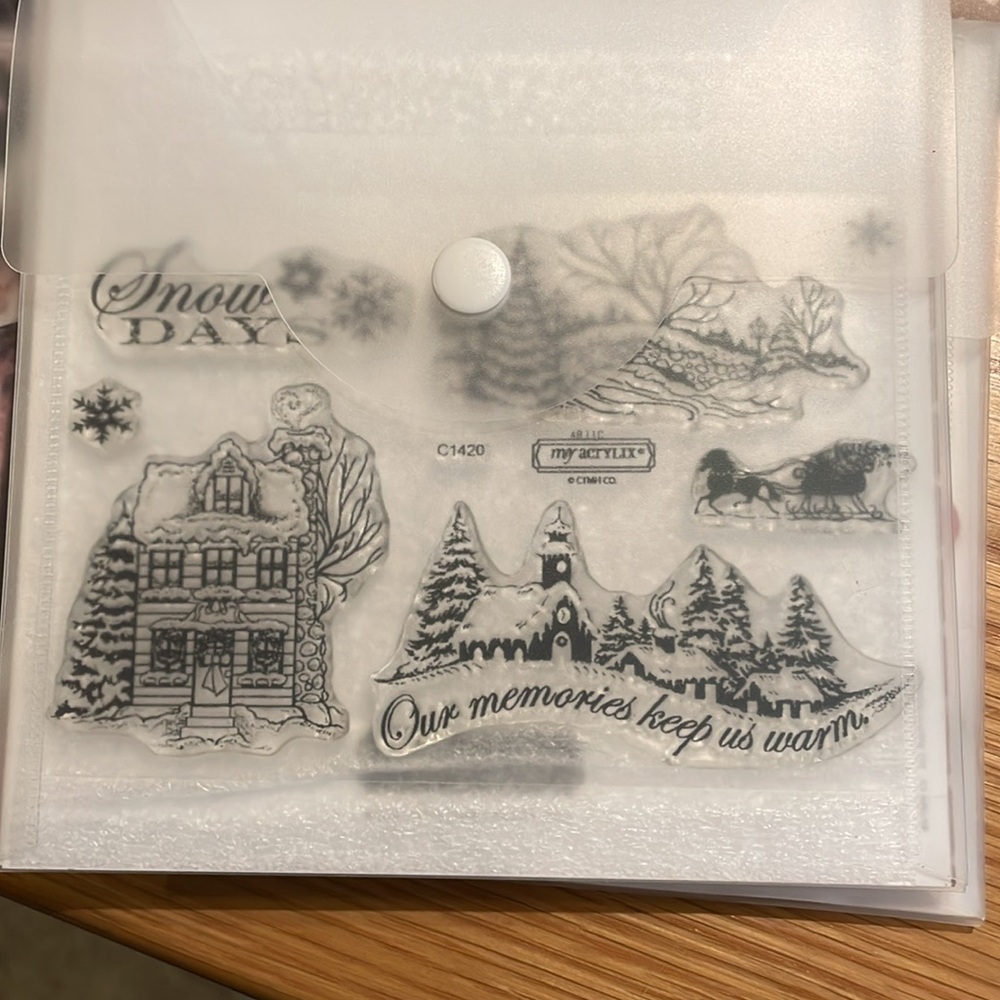 Close to my Heart decorative stamps. Set of 15 with the holders and tweezers. - Picture 4 of 16